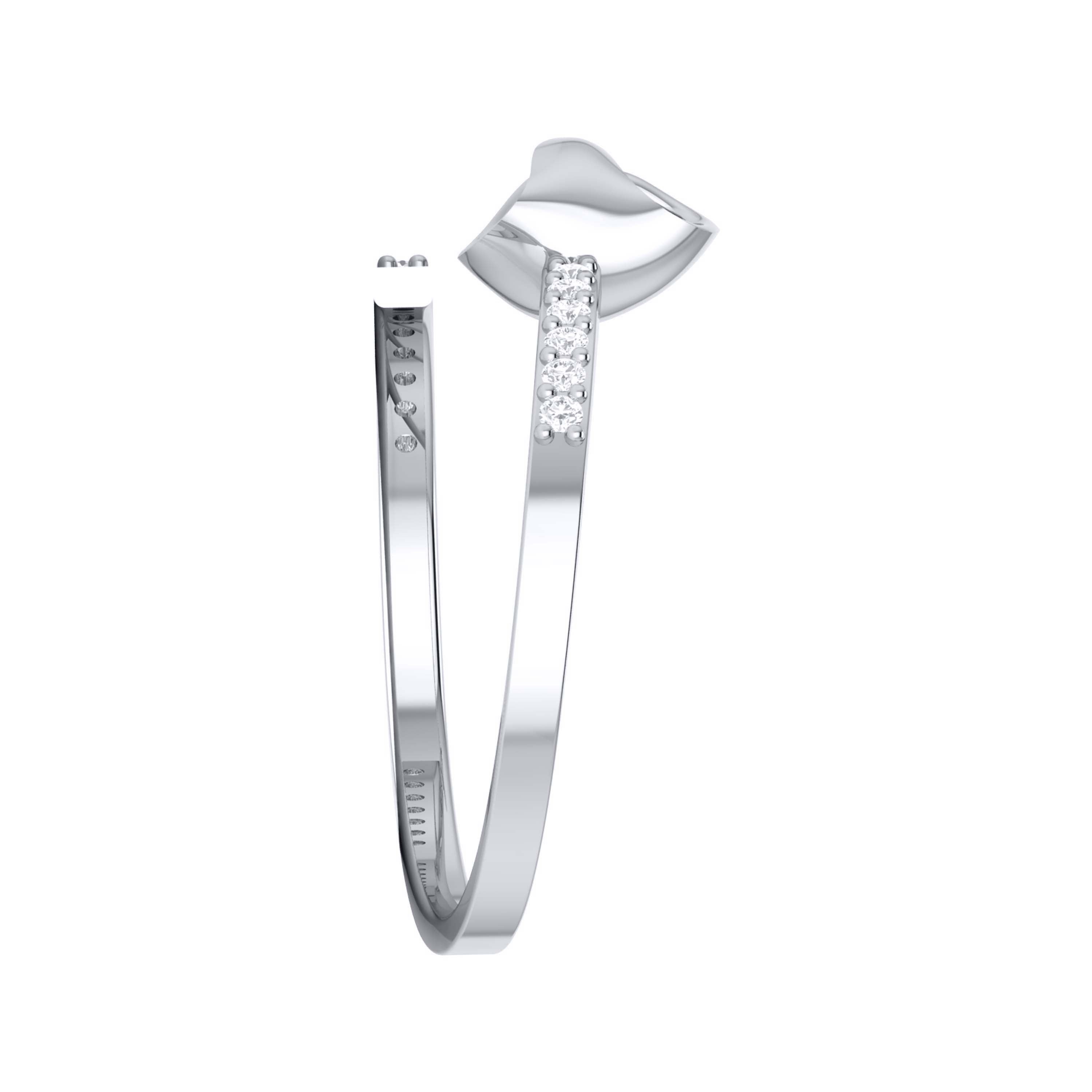 Platinum Diamond Ring for Women JL PT LR 143
