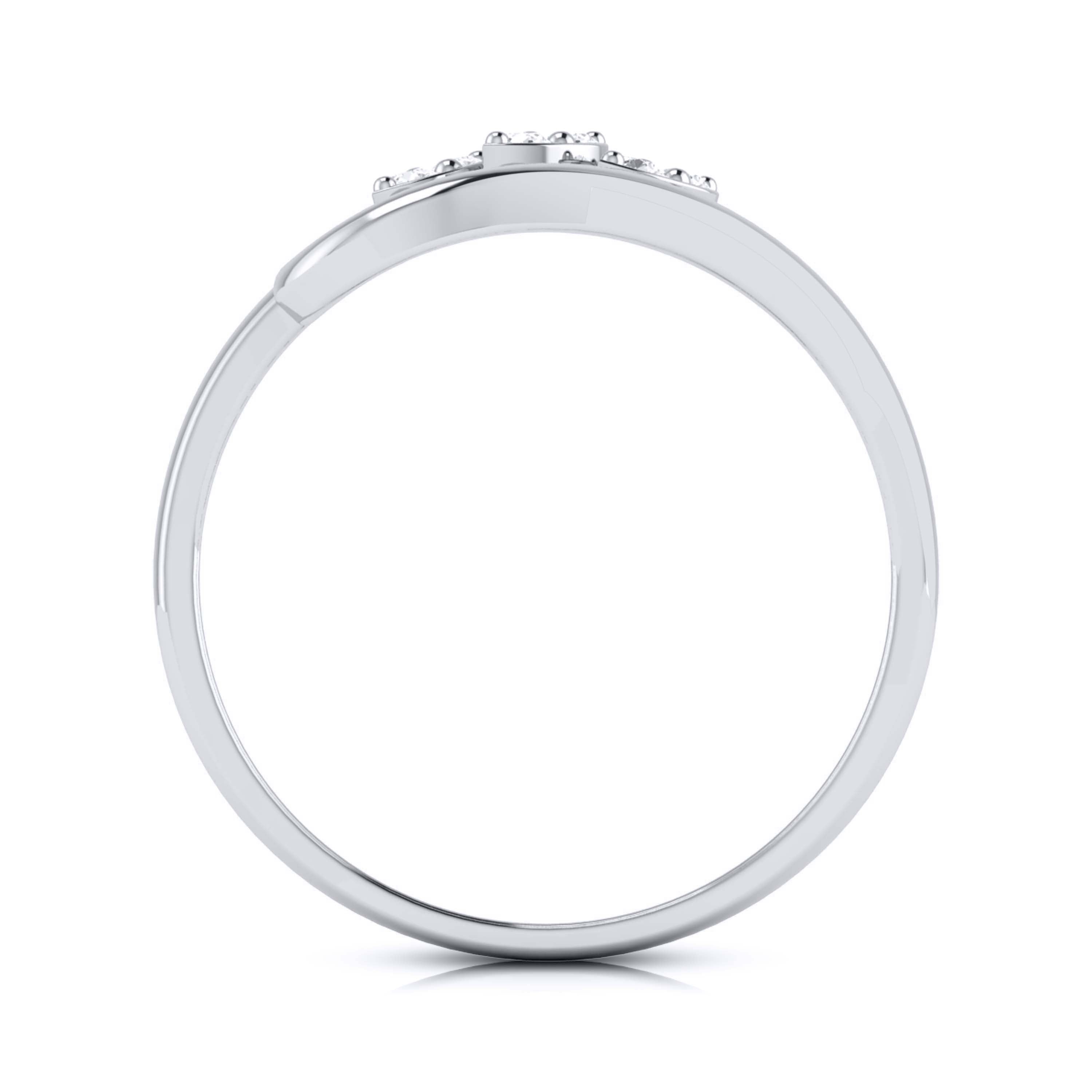 Platinum Diamond Ring for Women JL PT LR 144   Jewelove.US