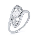 Load image into Gallery viewer, Platinum Diamond Ring for Women JL PT LR 145  VVS-GH Jewelove.US
