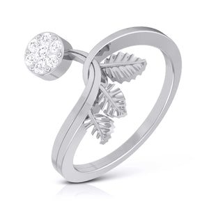Platinum Diamond Ring for Women JL PT LR 147
