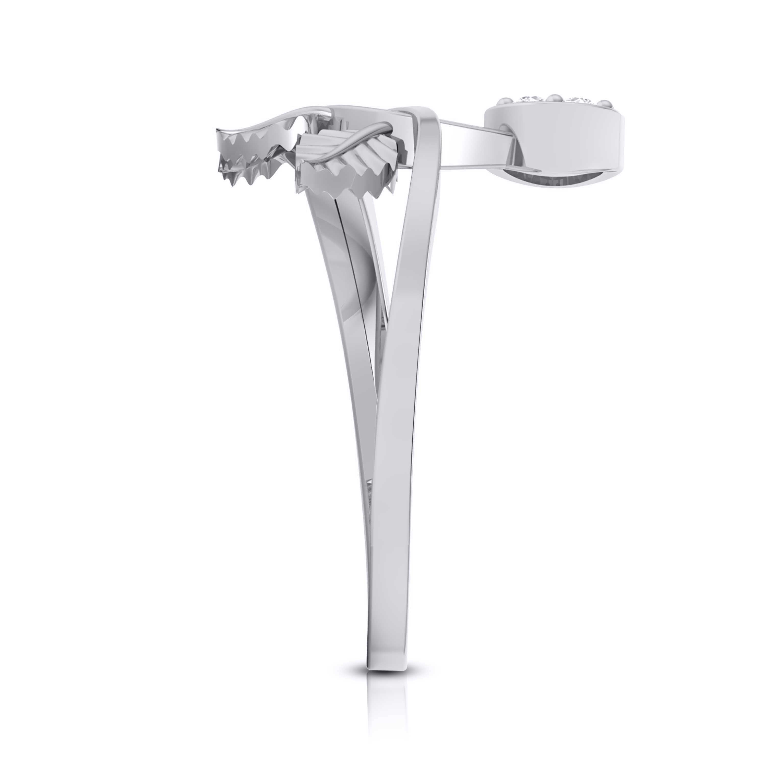 Platinum Diamond Ring for Women JL PT LR 147