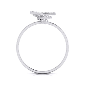 Platinum Diamond Ring for Women JL PT LR 148