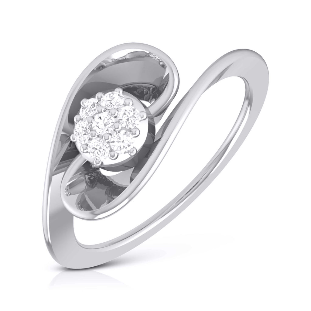 Platinum Diamond Ring for Women JL PT LR 149  VVS-GH Jewelove.US