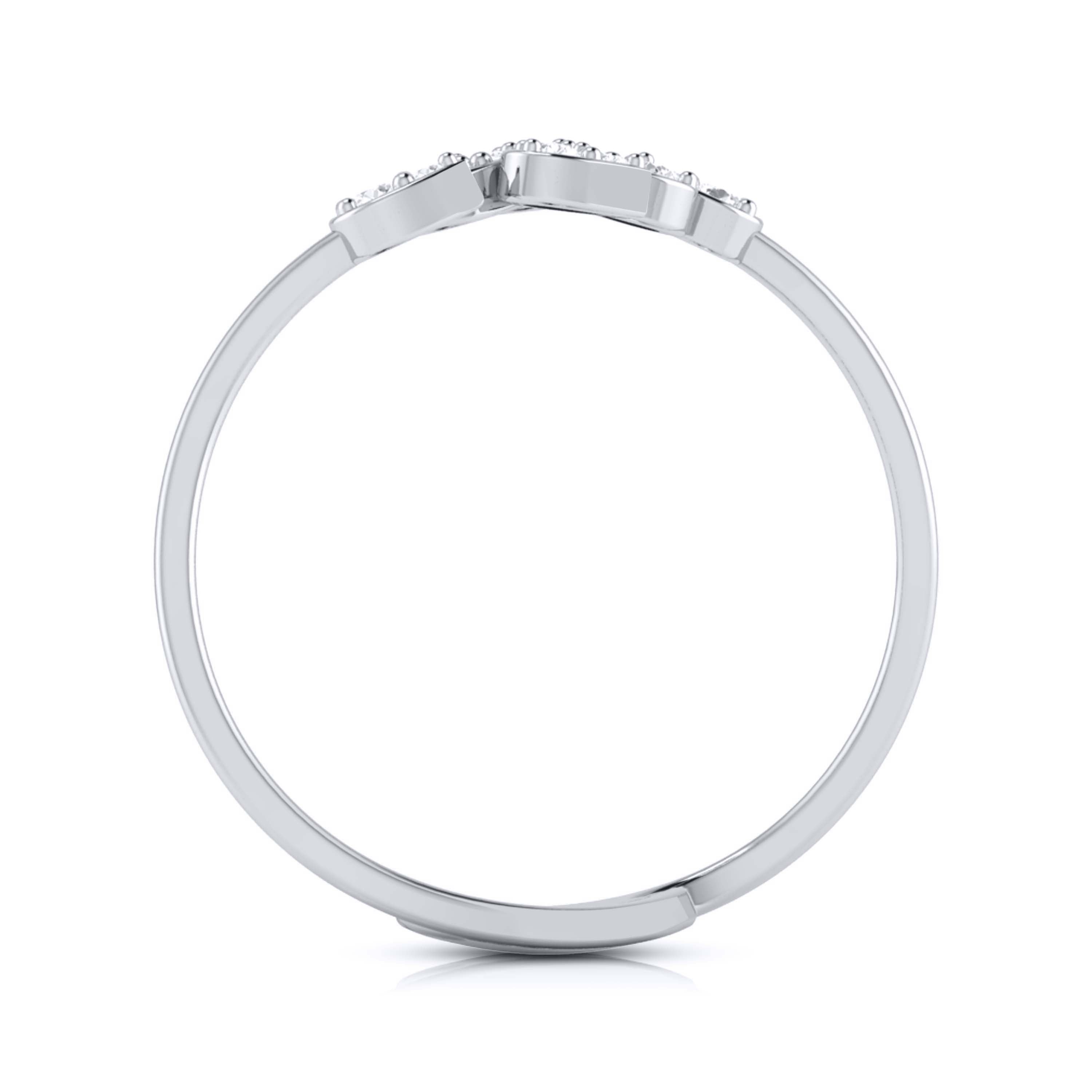 Platinum Diamond Ring for Women JL PT LR 150