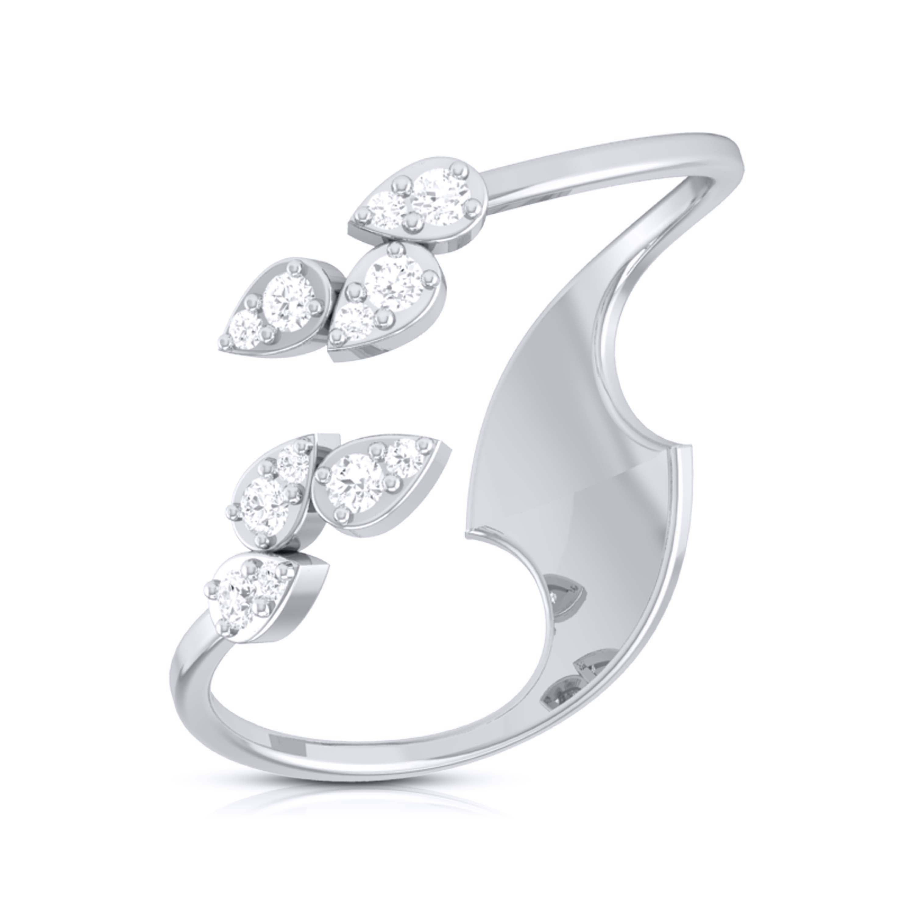 Platinum Diamond Ring for Women JL PT LR 150  VVS-GH Jewelove.US