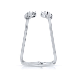 Platinum Diamond Ring for Women JL PT LR 150