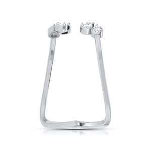 Platinum Diamond Ring for Women JL PT LR 150   Jewelove.US