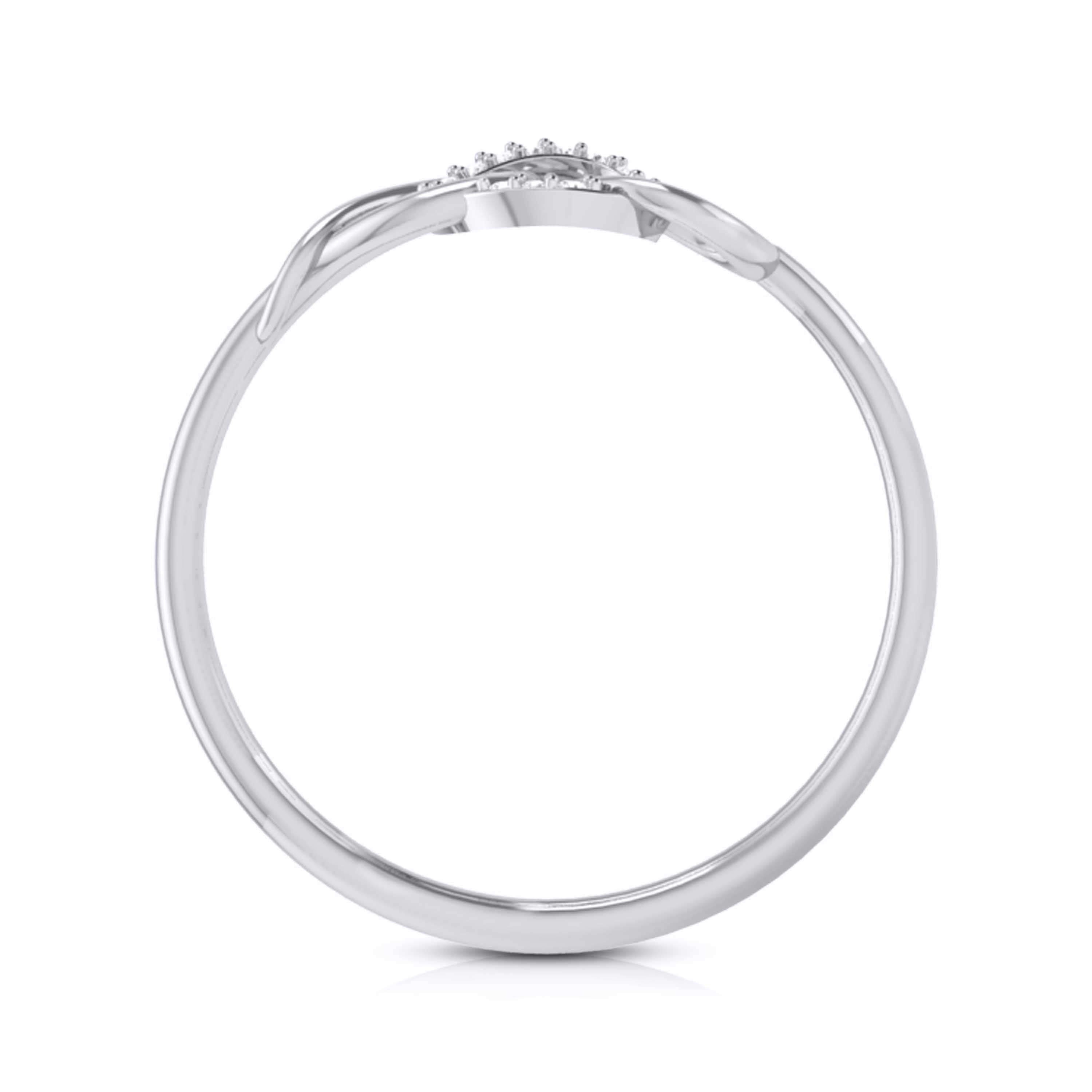 Platinum Diamond Ring for Women JL PT LR 15