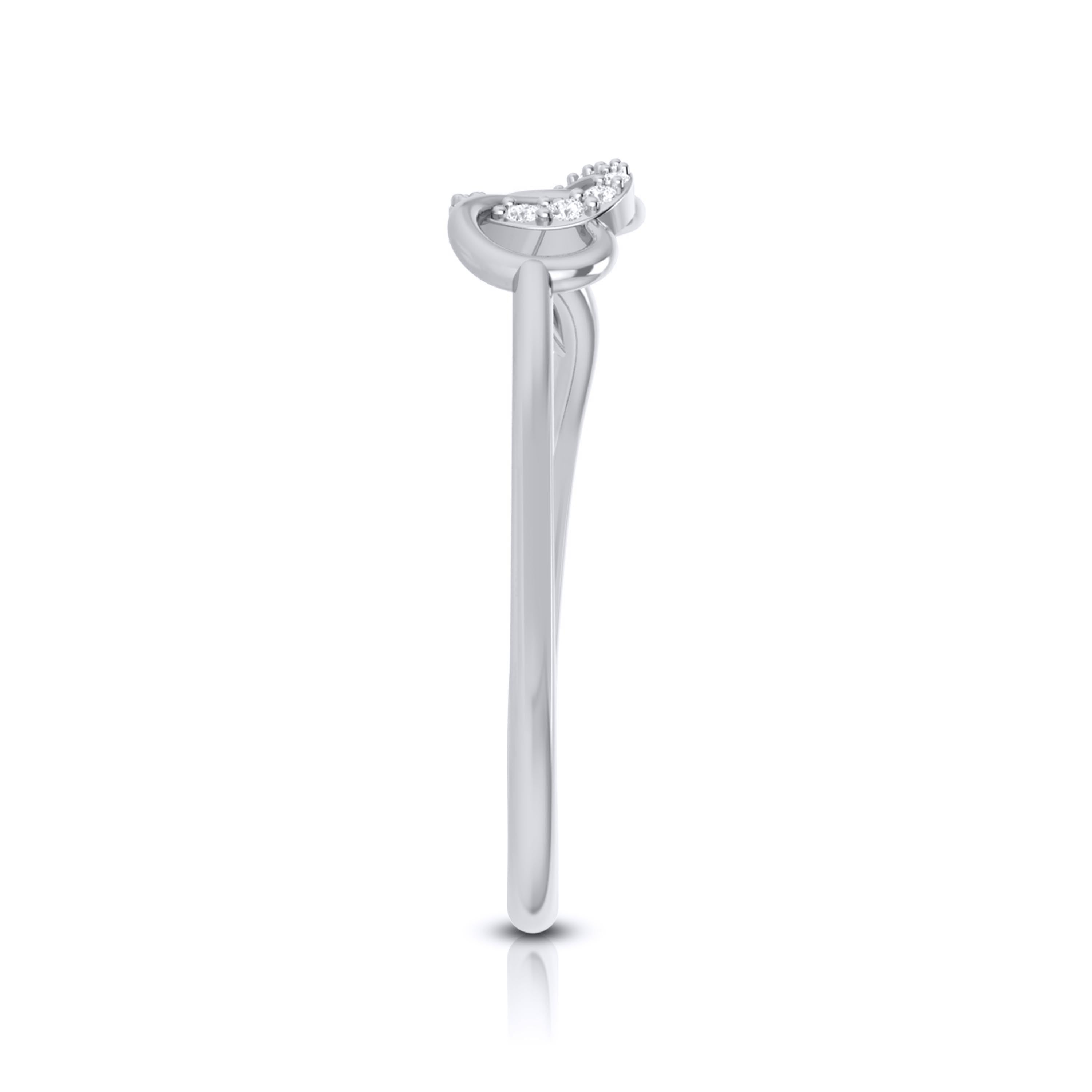 Platinum Diamond Ring for Women JL PT LR 15