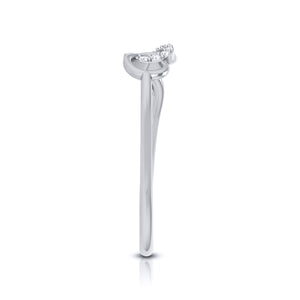Platinum Diamond Ring for Women JL PT LR 15