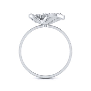 Platinum Diamond Ring for Women JL PT LR 16