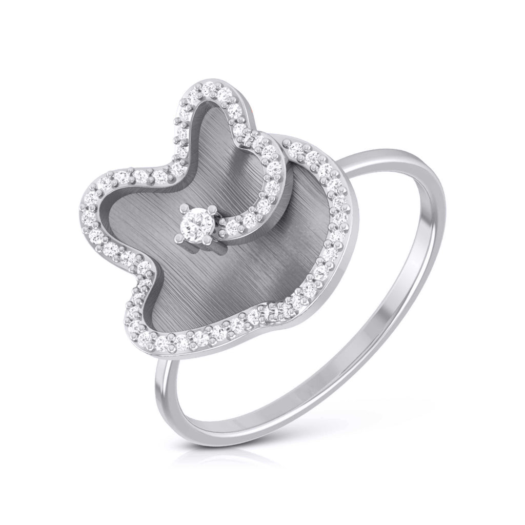 Platinum Diamond Ring for Women JL PT LR 16  VVS-GH Jewelove.US