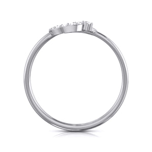 Platinum Diamond Ring for Women JL PT LR 18