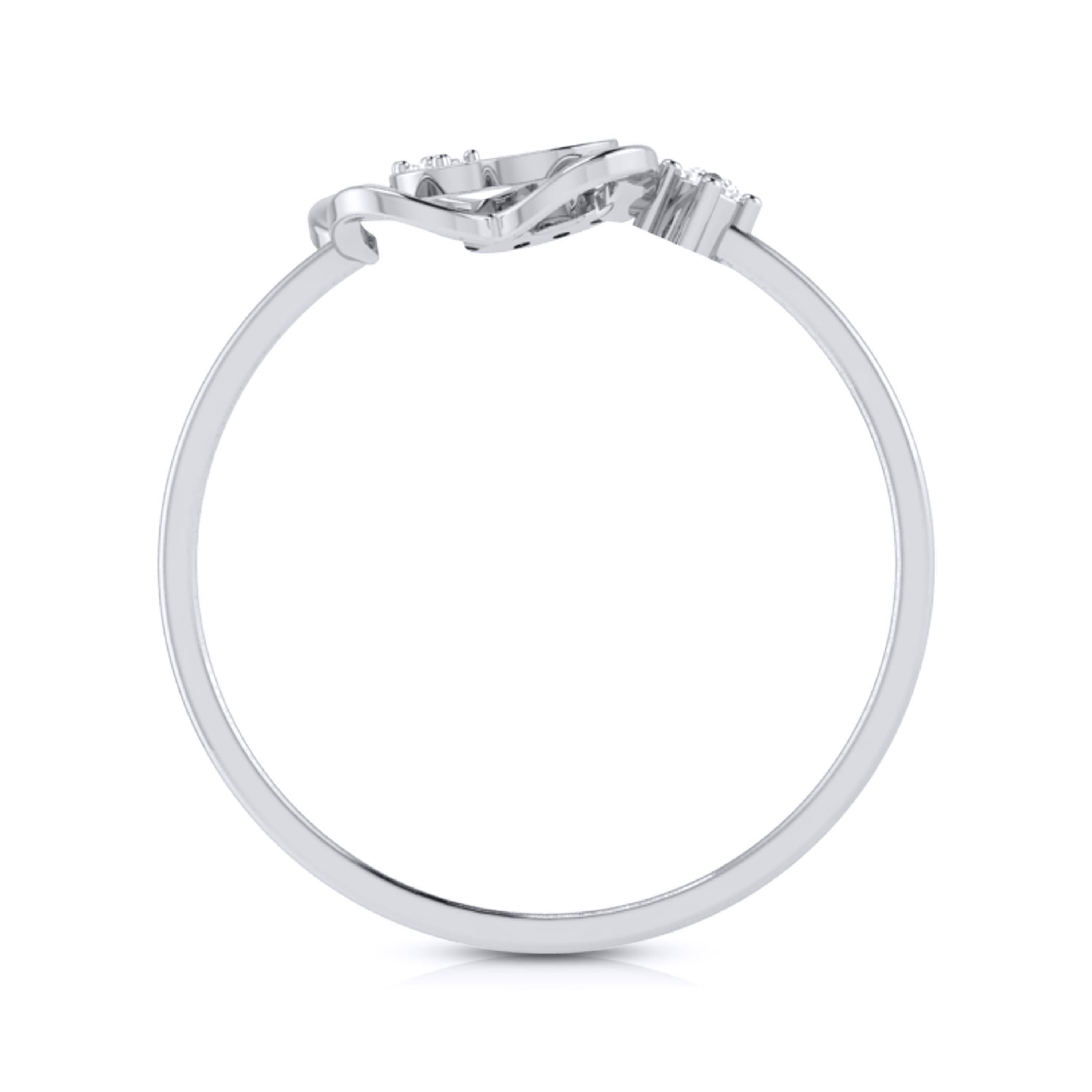 Platinum Diamond Ring for Women JL PT LR 20   Jewelove.US