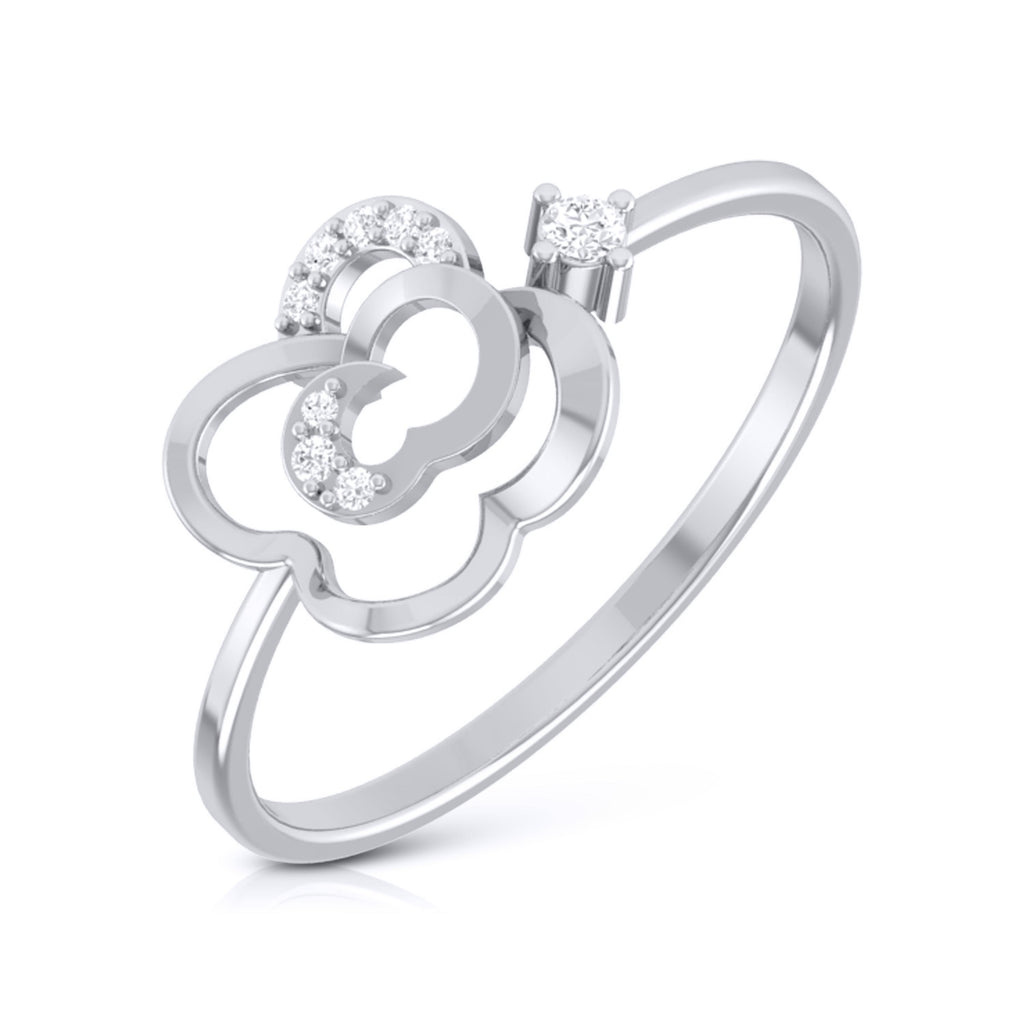 Platinum Diamond Ring for Women JL PT LR 20   Jewelove.US