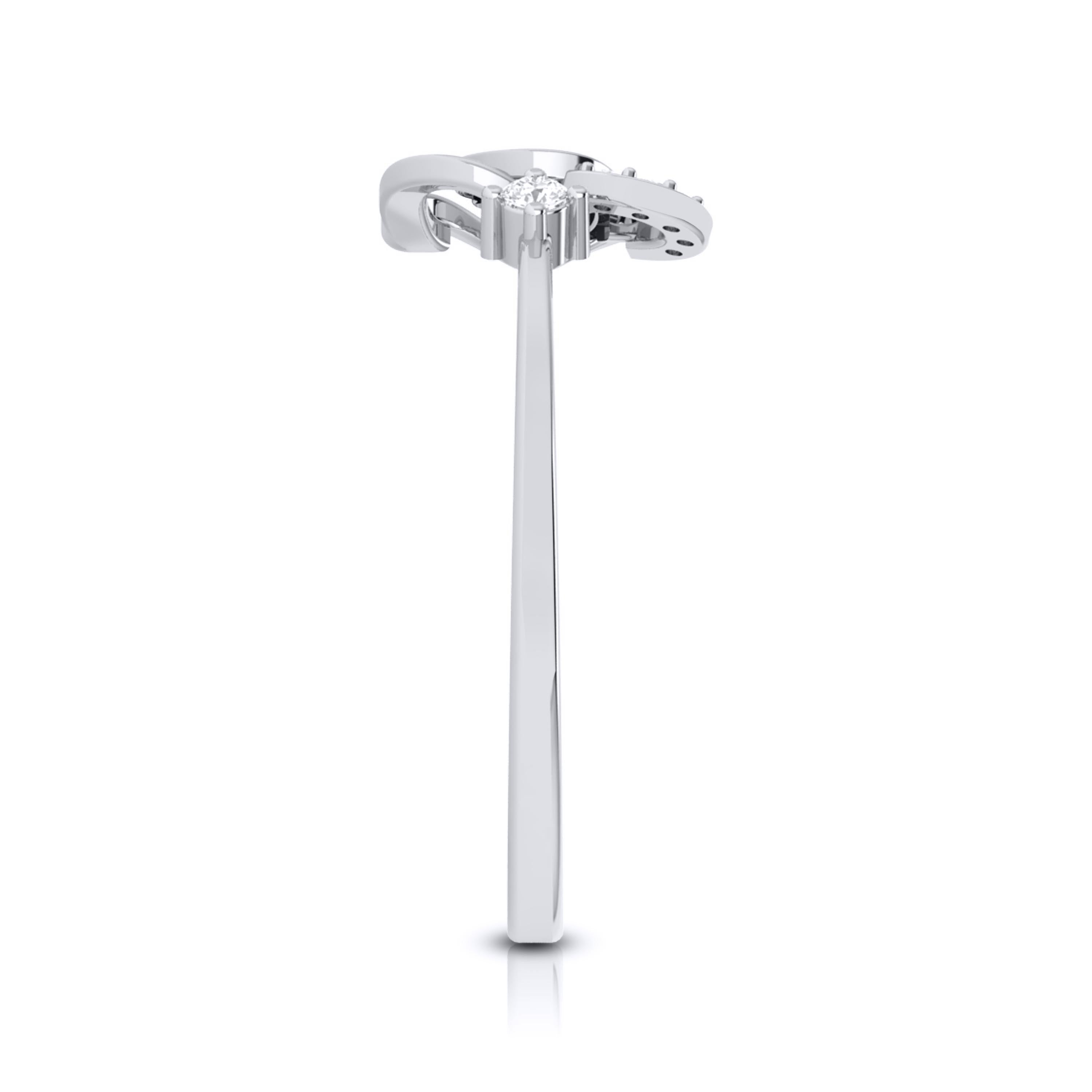 Platinum Diamond Ring for Women JL PT LR 20   Jewelove.US