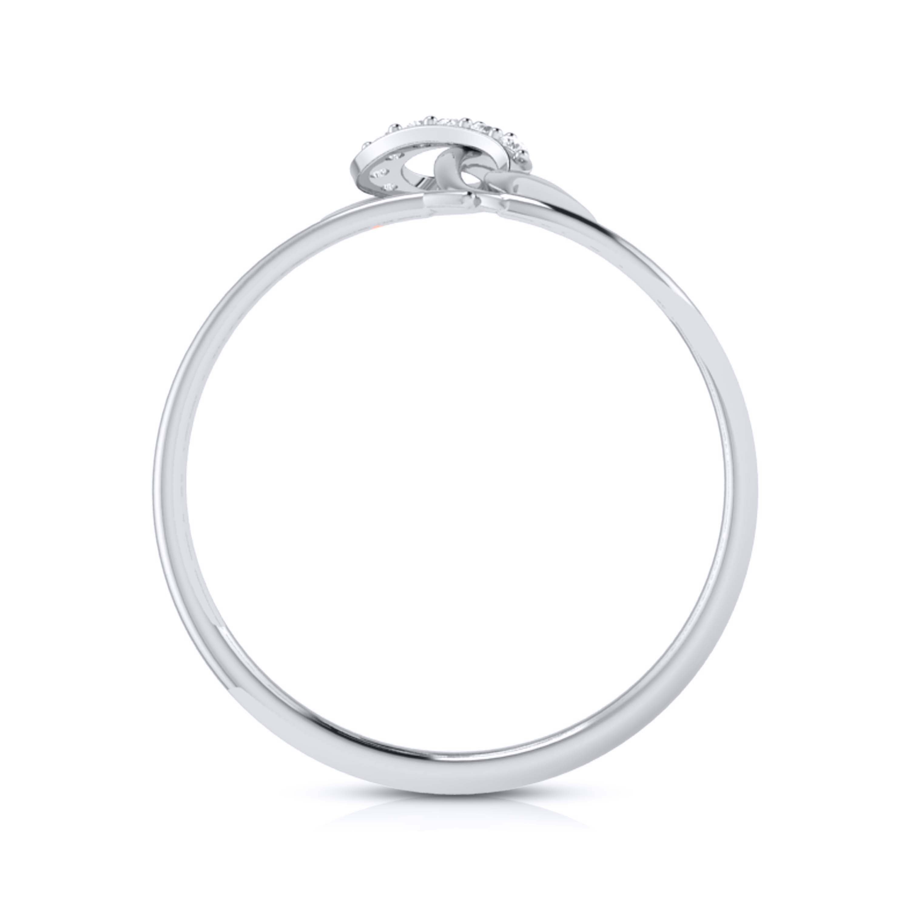 Platinum Diamond Ring for Women JL PT LR 21