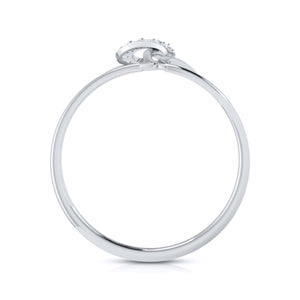Platinum Diamond Ring for Women JL PT LR 21