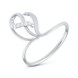 Platinum Diamond Ring for Women JL PT LR 21