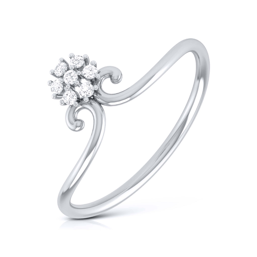 Platinum Diamond Ring for Women JL PT LR 22   Jewelove.US