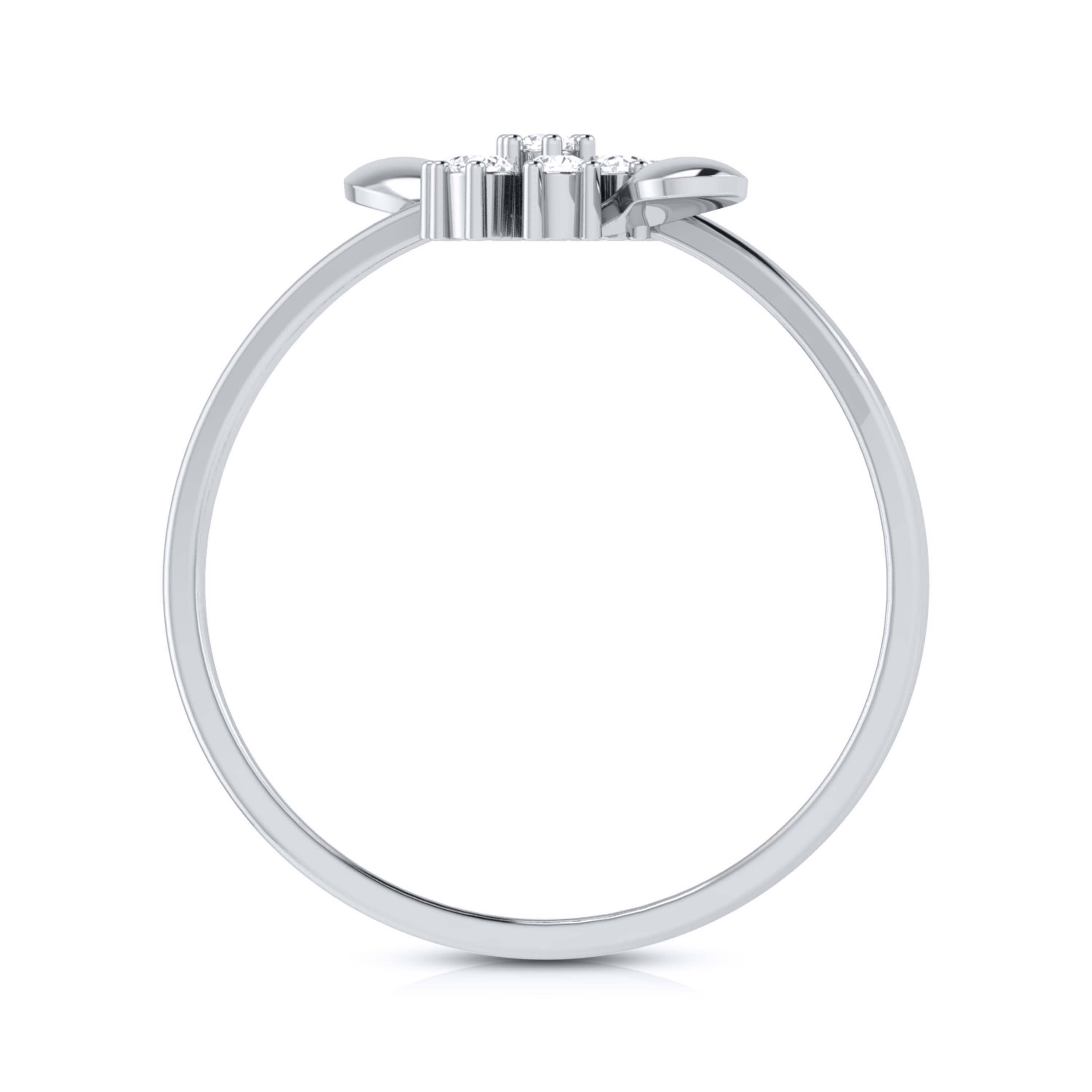 Platinum Diamond Ring for Women JL PT LR 23