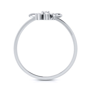 Platinum Diamond Ring for Women JL PT LR 23   Jewelove.US