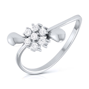 Platinum Diamond Ring for Women JL PT LR 23