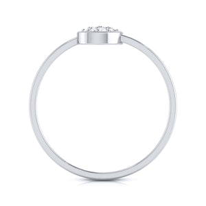 Platinum Diamond Ring for Women JL PT LR 27   Jewelove.US