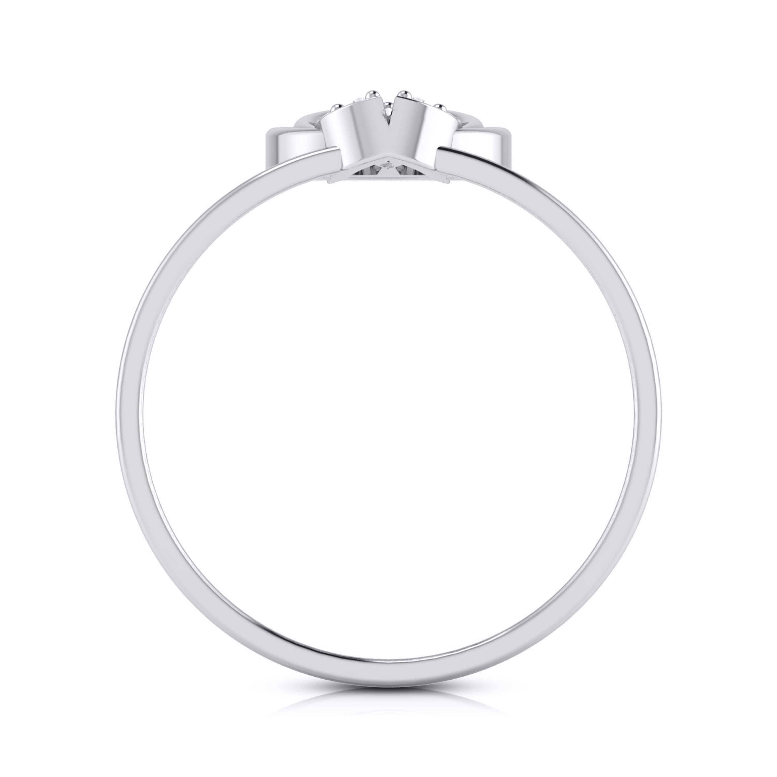 Platinum Diamond Ring for Women JL PT LR 28