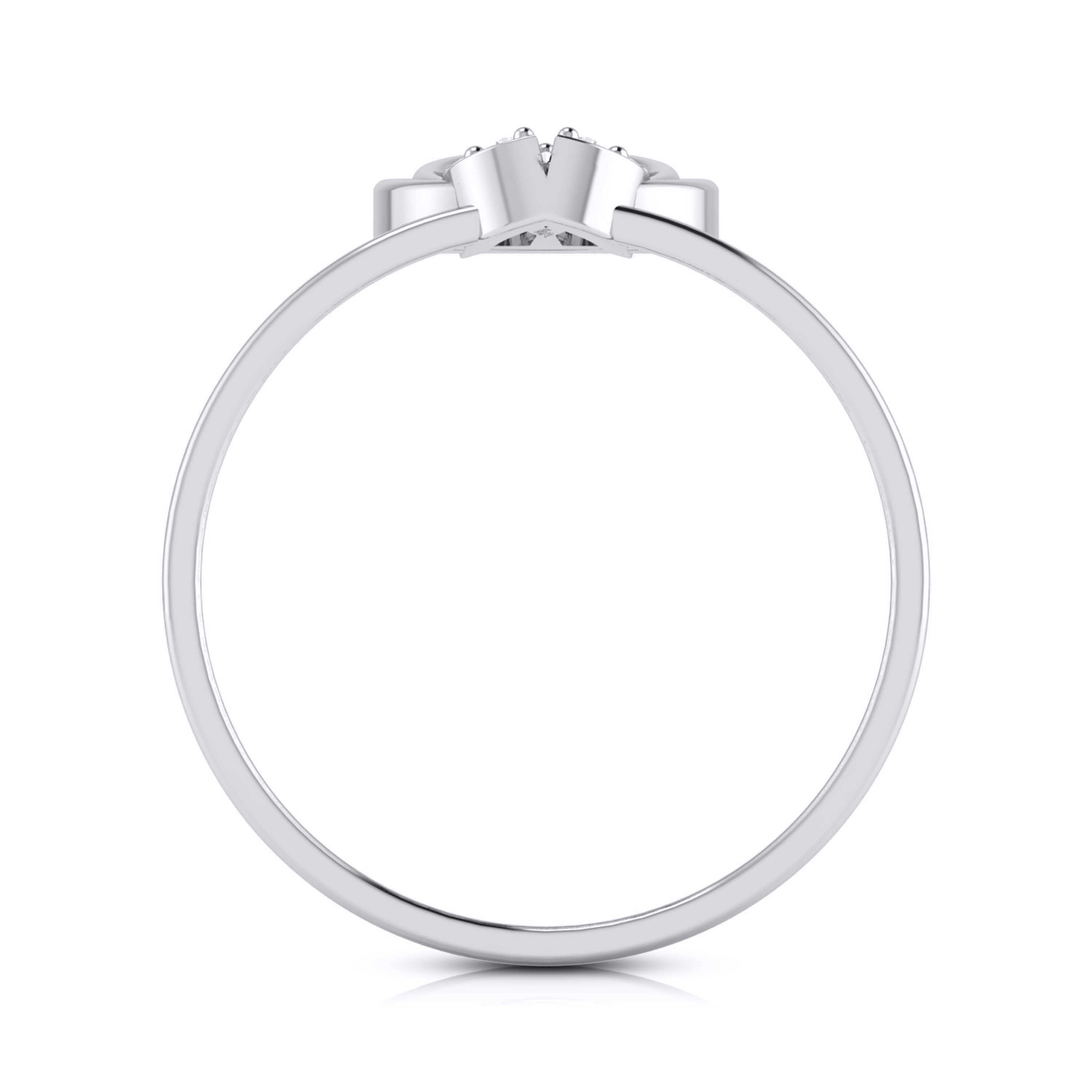 Platinum Diamond Ring for Women JL PT LR 28   Jewelove.US