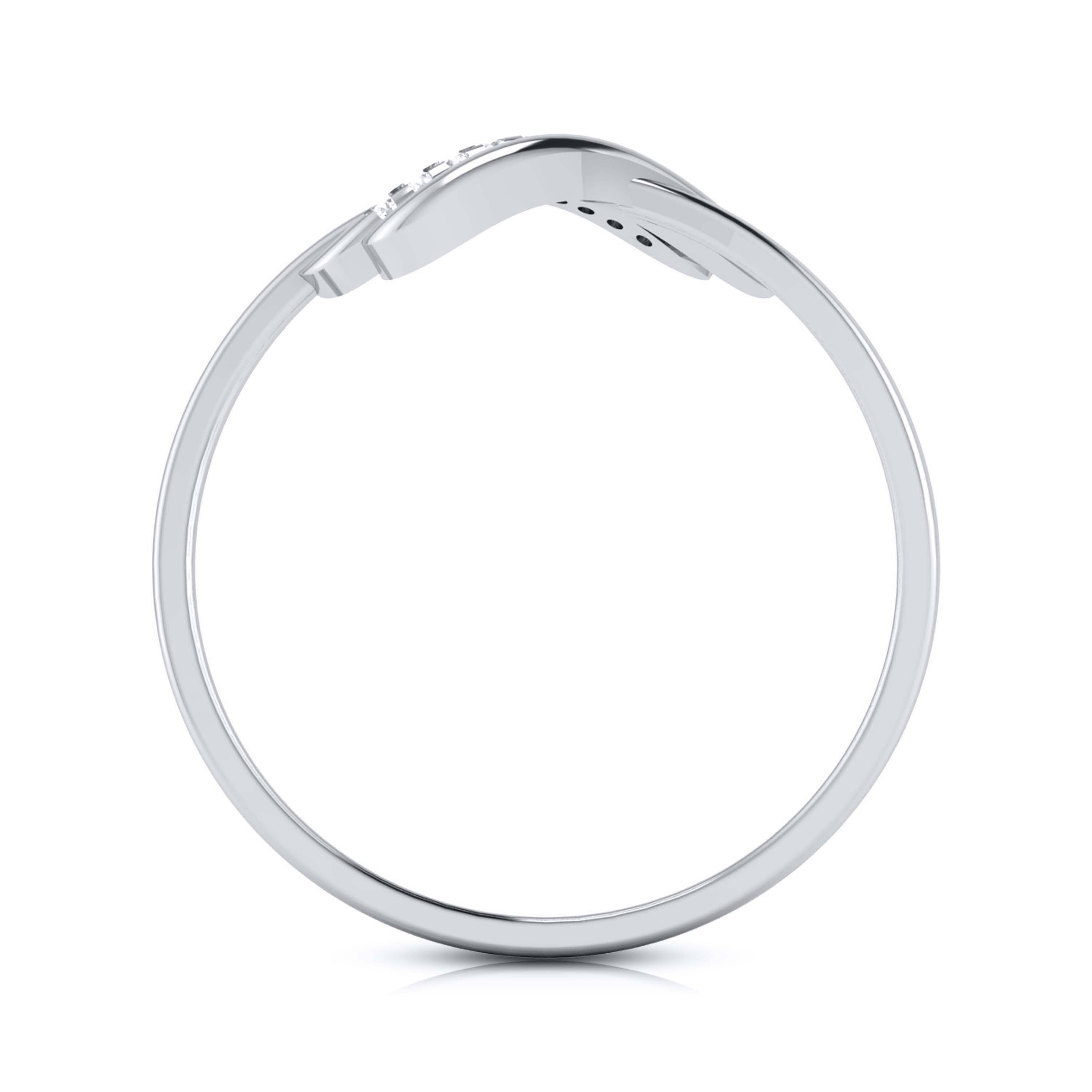 Platinum Diamond Ring for Women JL PT LR 30