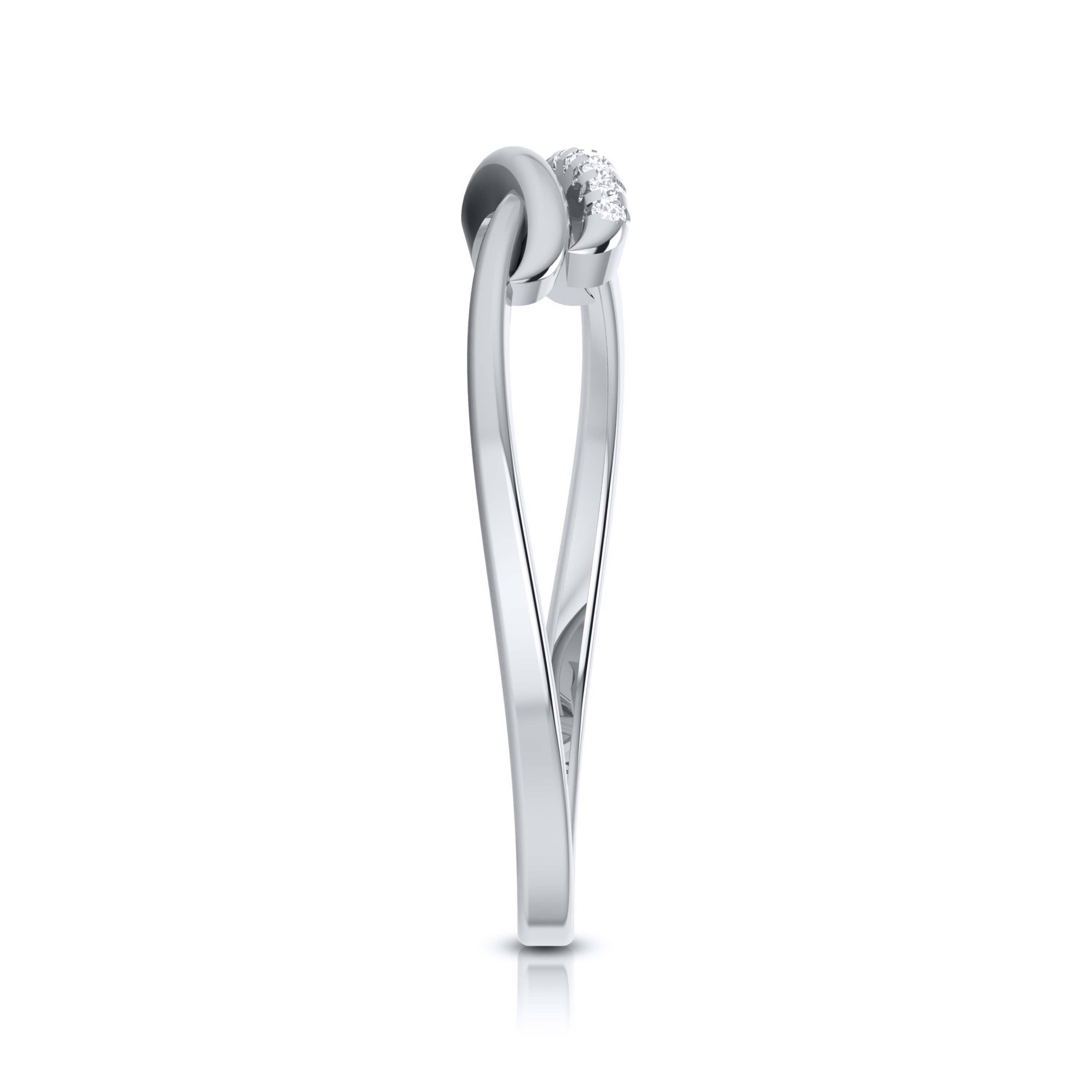 Platinum Diamond Ring for Women JL PT LR 30