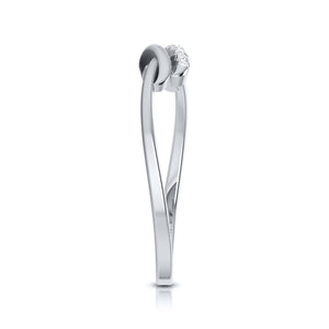 Platinum Diamond Ring for Women JL PT LR 30