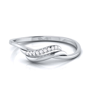 Platinum Diamond Ring for Women JL PT LR 30