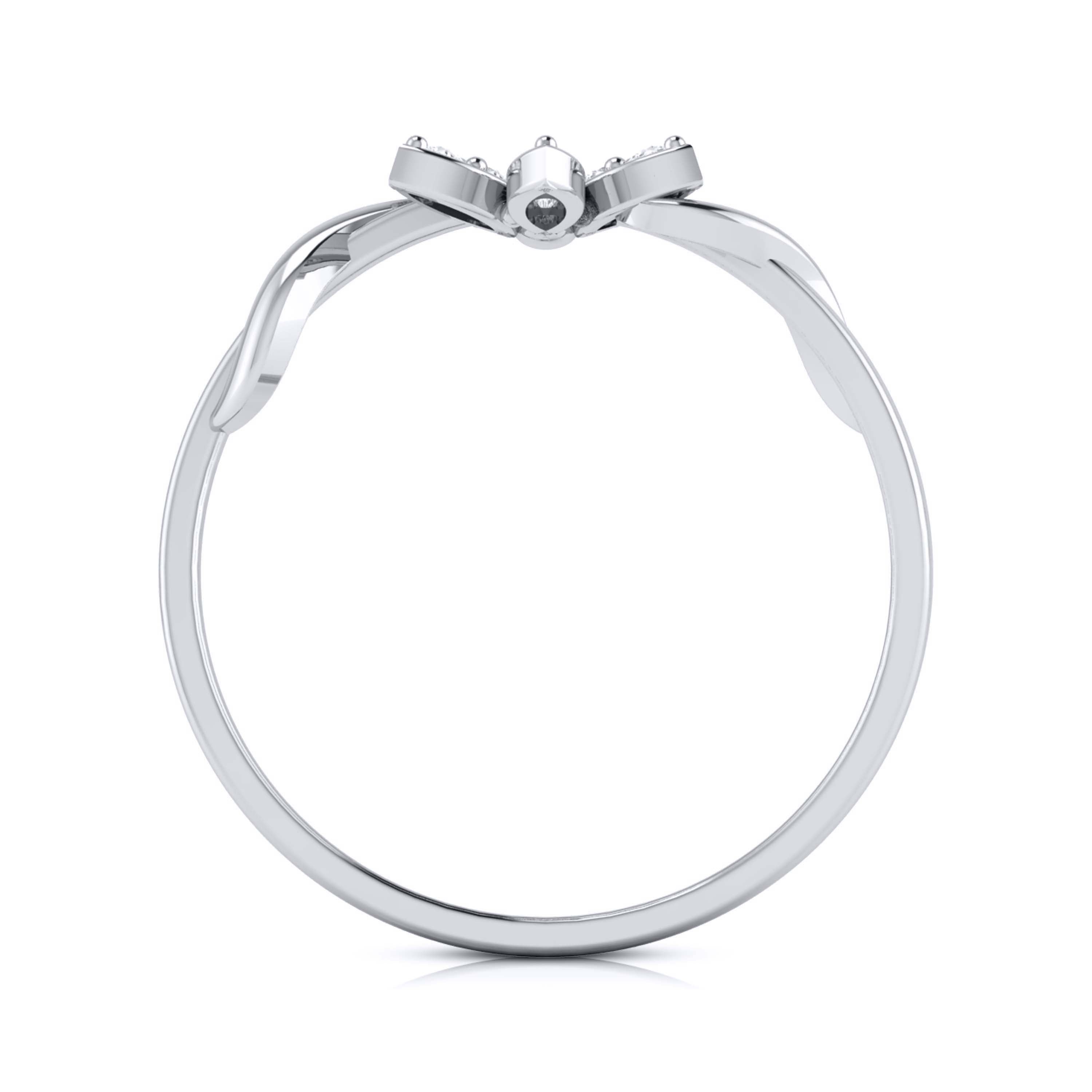 Platinum Diamond Ring for Women JL PT LR 31   Jewelove.US