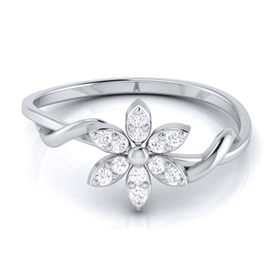 Platinum Diamond Ring for Women JL PT LR 31   Jewelove.US