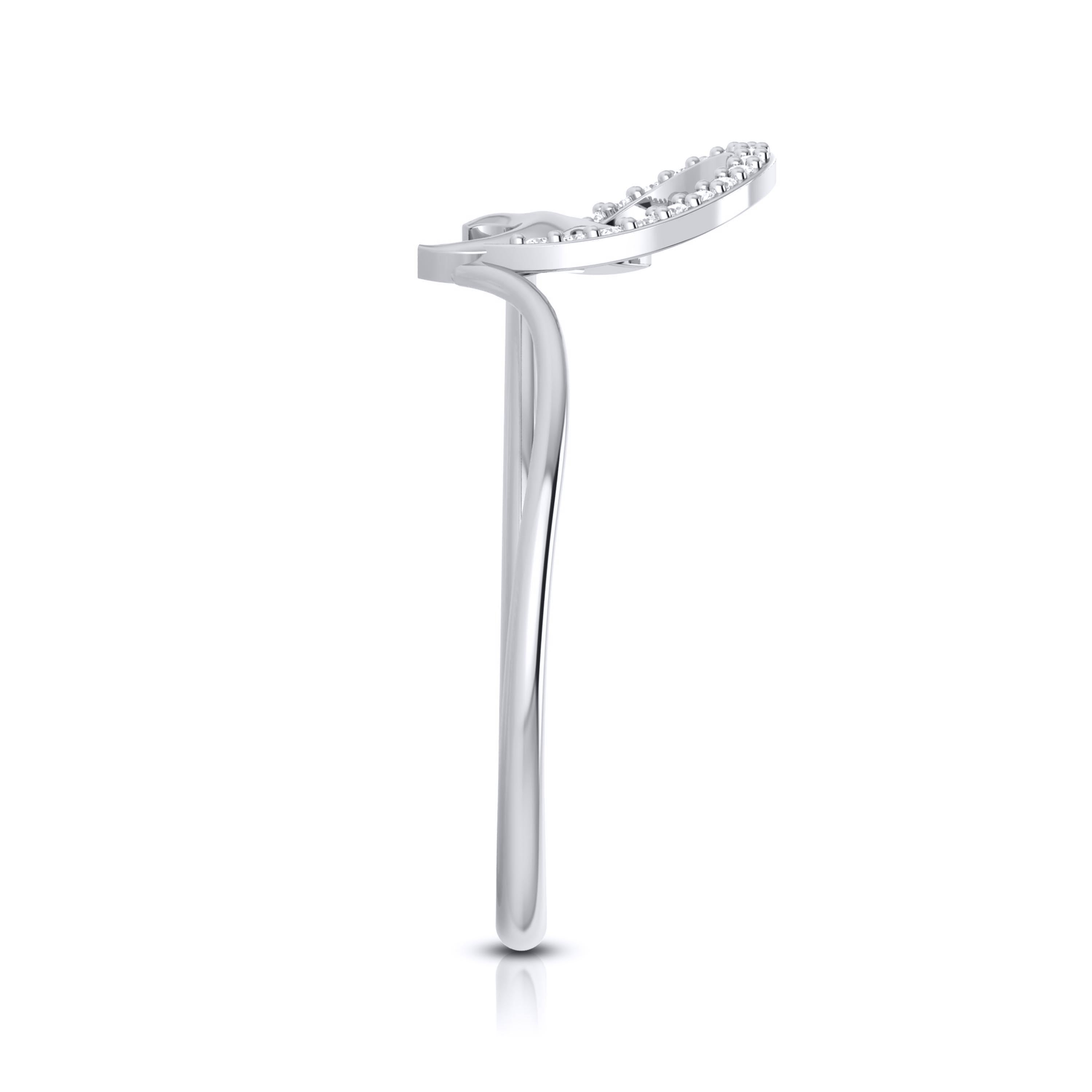 Platinum Diamond Ring for Women JL PT LR 32
