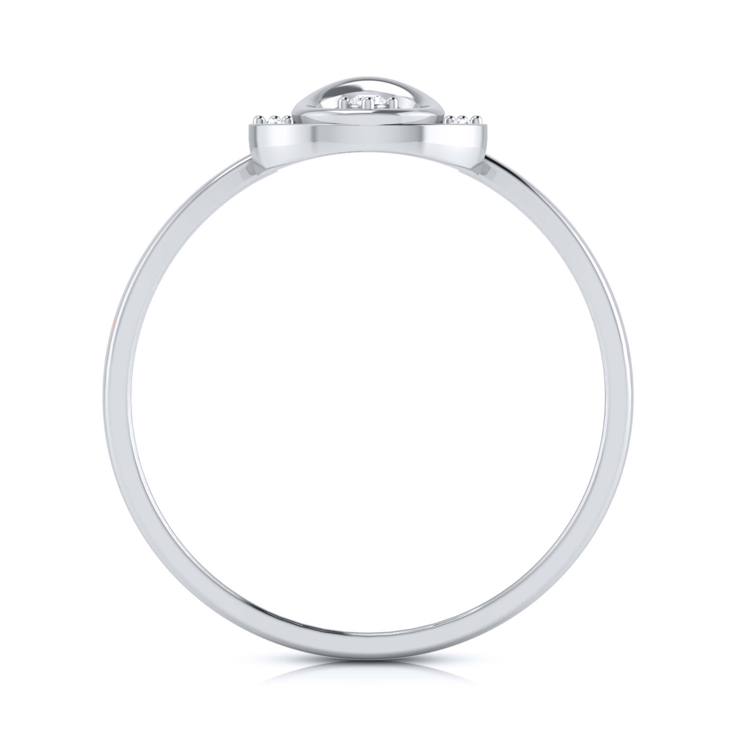 Platinum Diamond Ring for Women JL PT LR 33