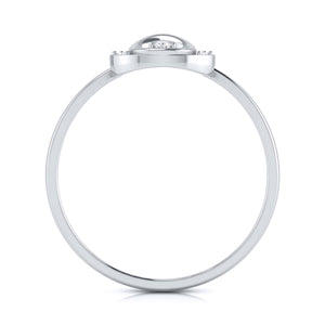Platinum Diamond Ring for Women JL PT LR 33