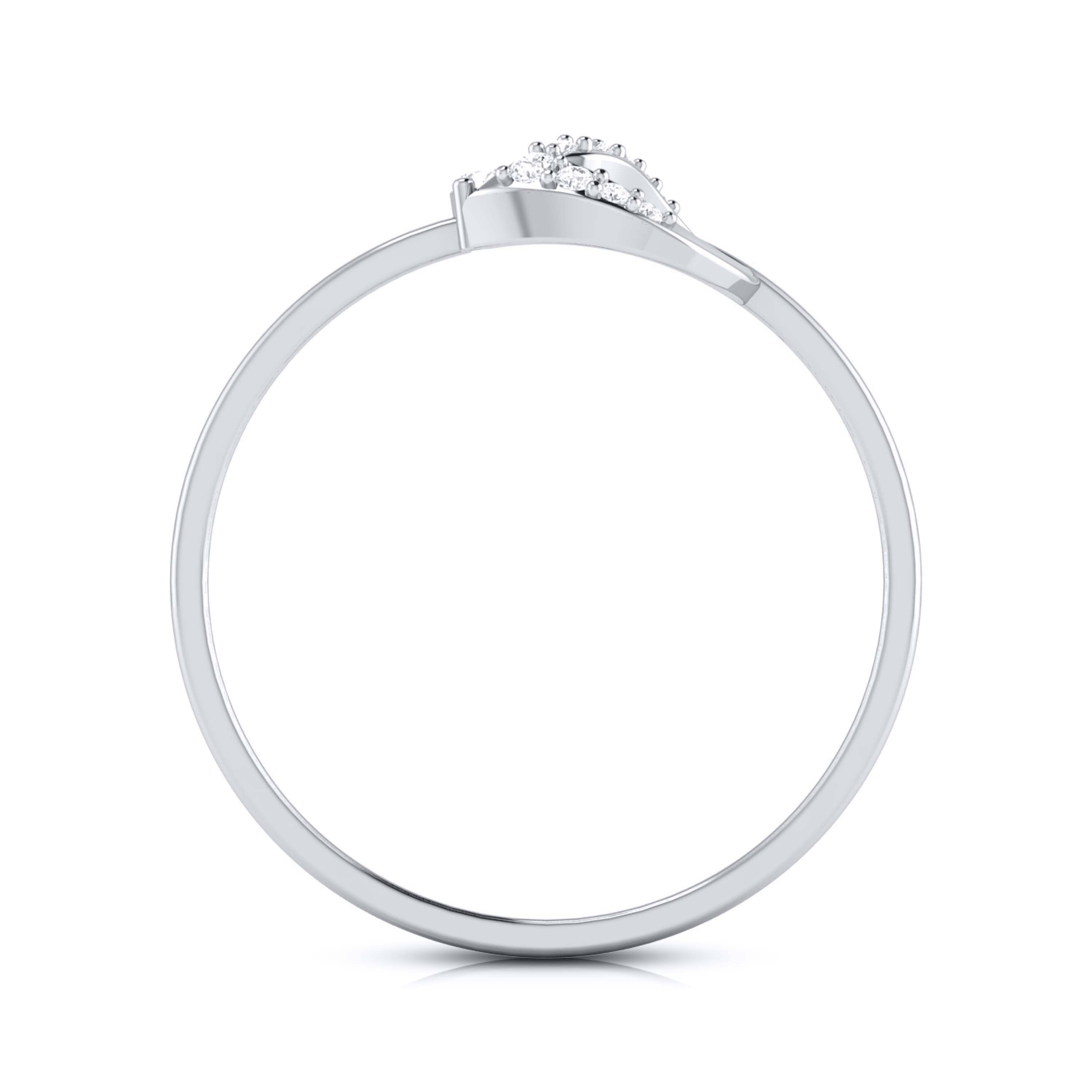 Platinum Diamond Ring for Women JL PT LR 35   Jewelove.US