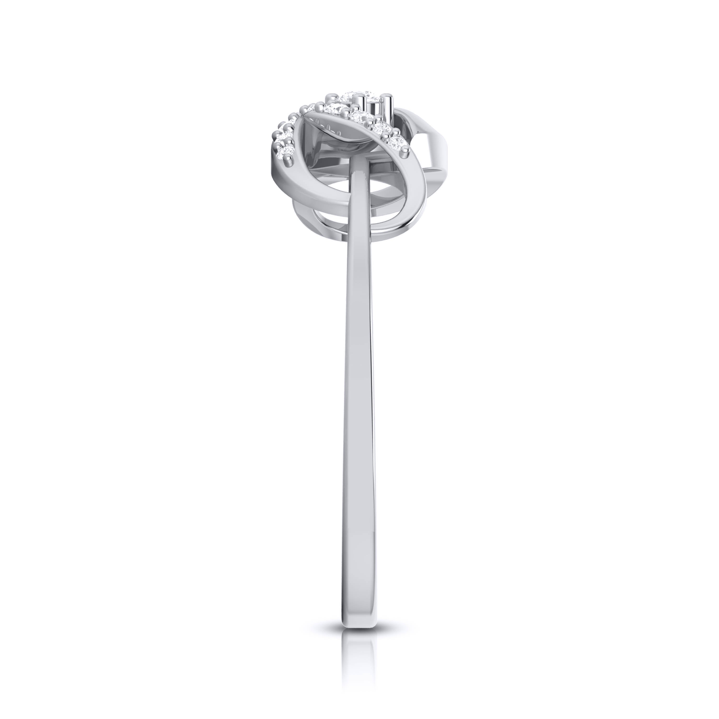 Platinum Diamond Ring for Women JL PT LR 36   Jewelove.US