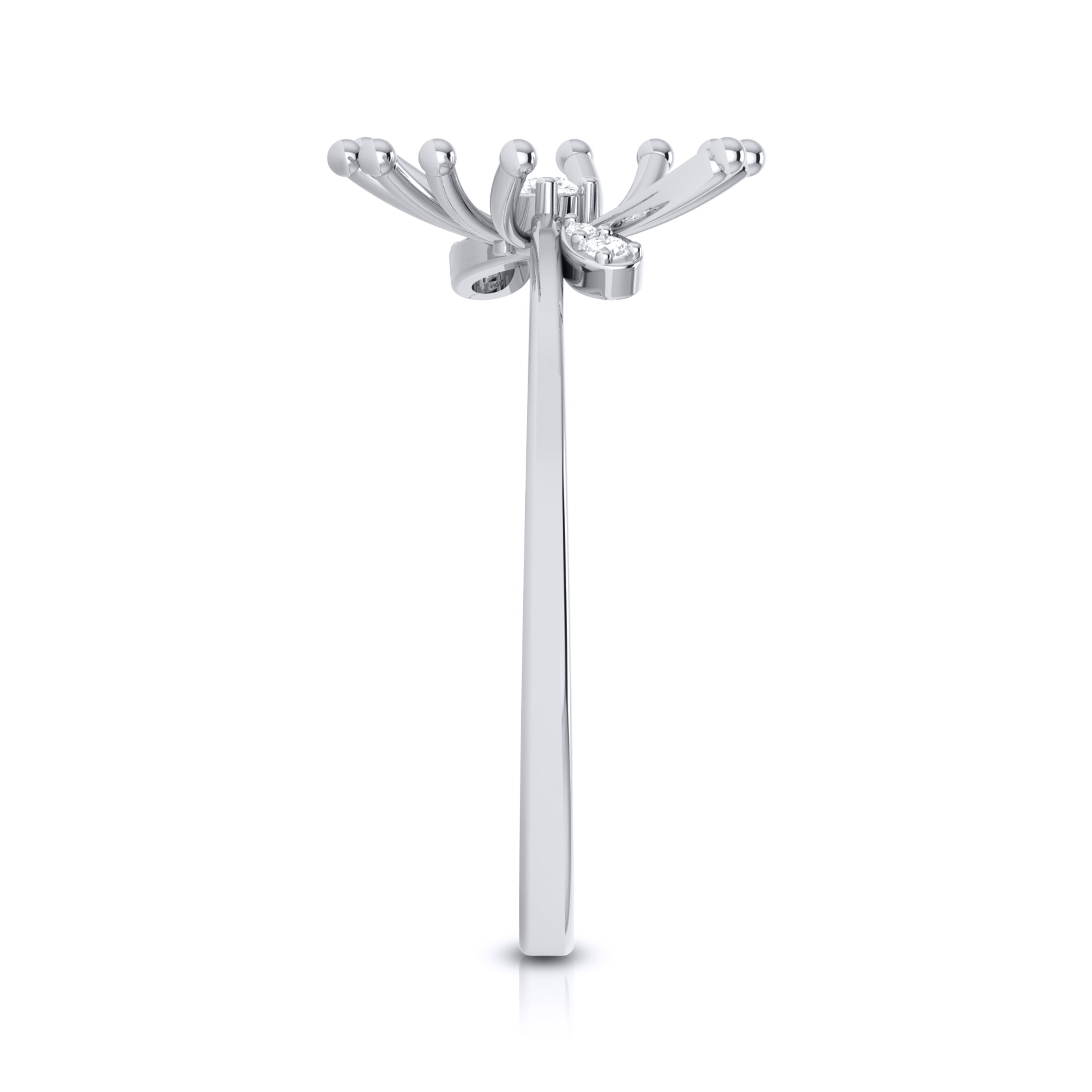 Platinum Diamond Ring for Women JL PT LR 37