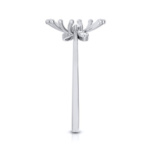 Platinum Diamond Ring for Women JL PT LR 37