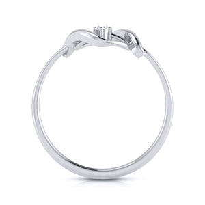 Platinum Diamond Ring for Women JL PT LR 39