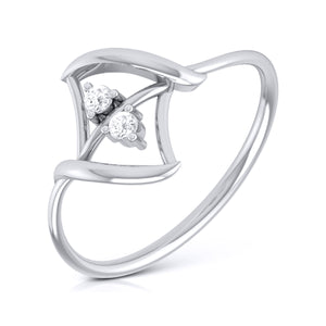 Platinum Diamond Ring for Women JL PT LR 39