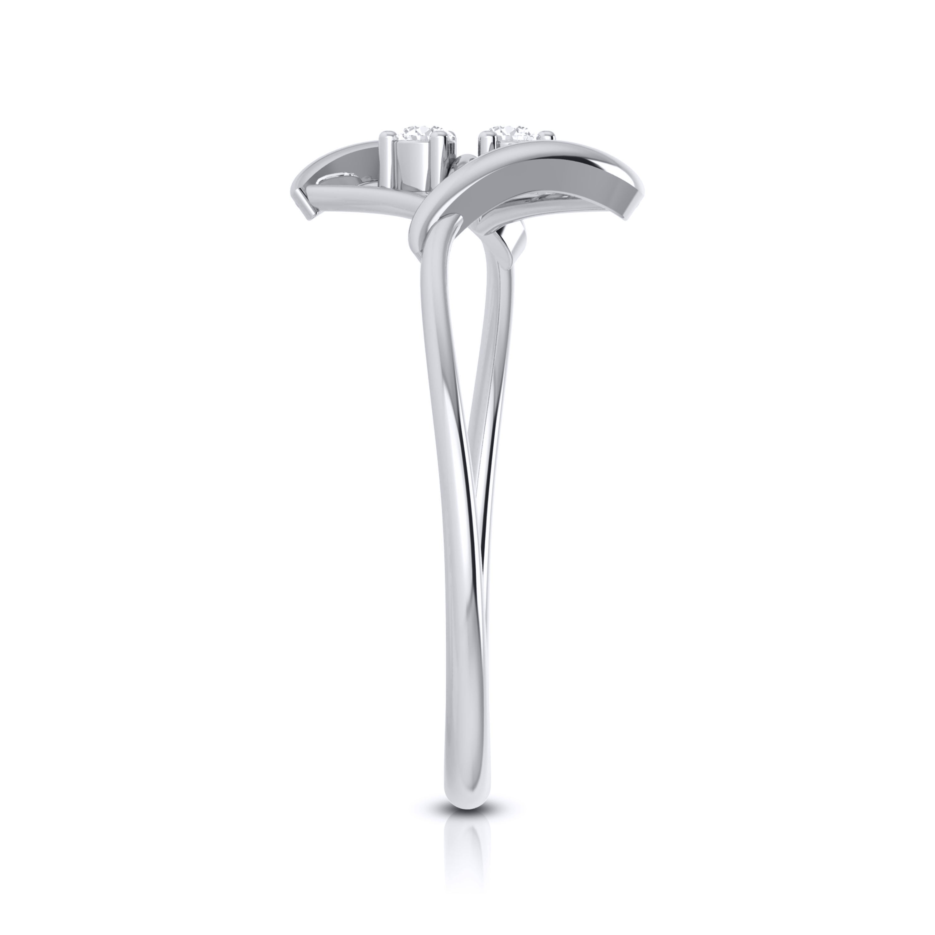 Platinum Diamond Ring for Women JL PT LR 39