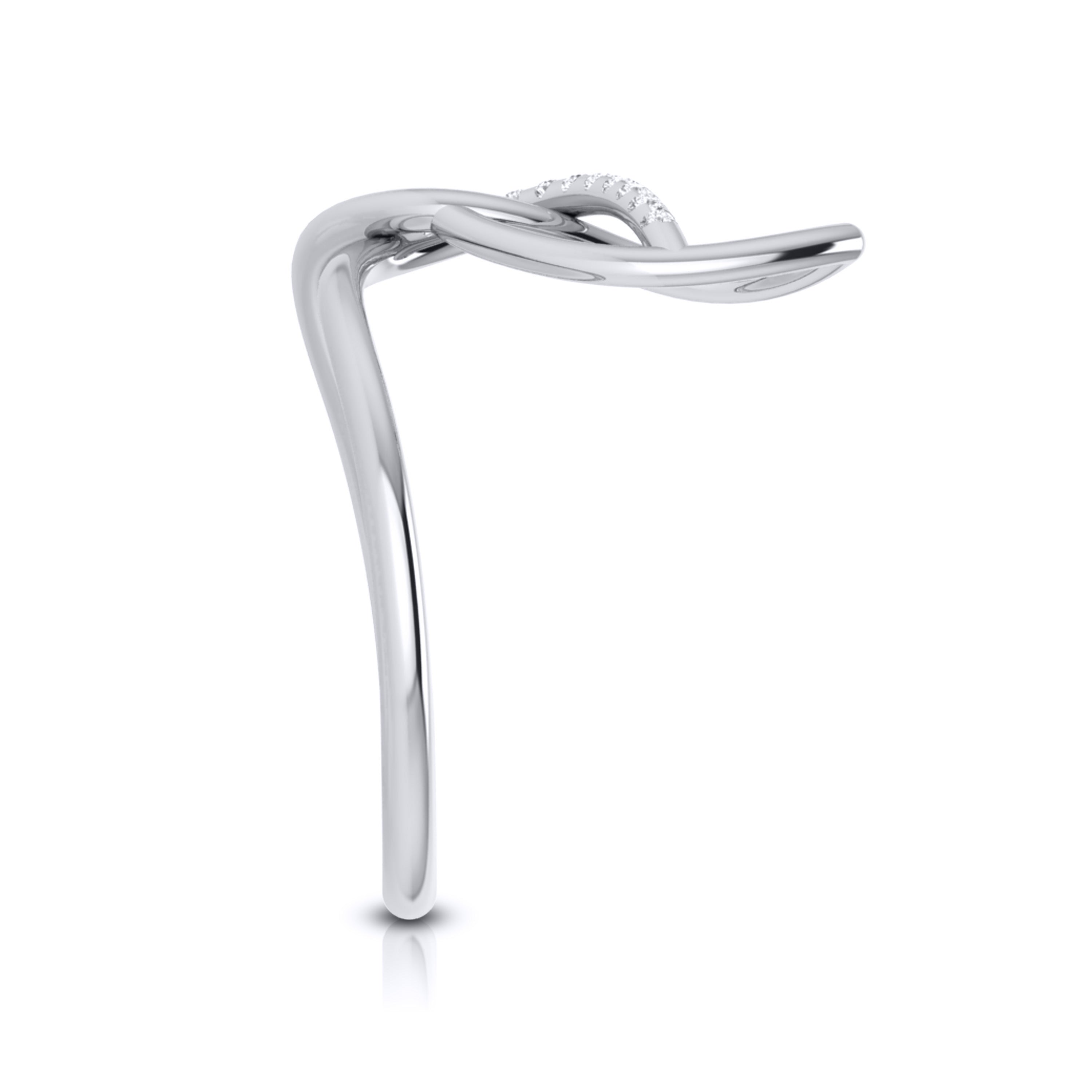 Platinum Diamond Ring for Women JL PT LR 40   Jewelove.US