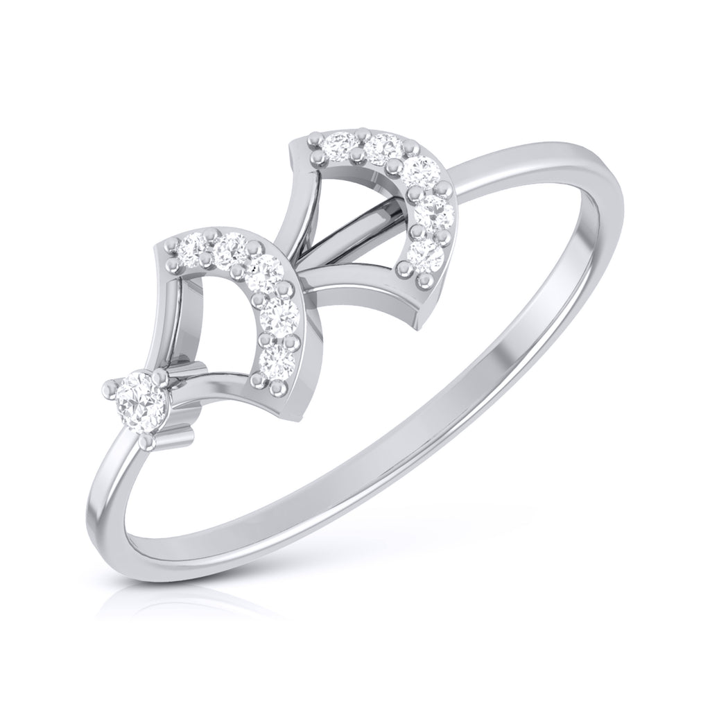 Platinum Diamond Ring for Women JL PT LR 42   Jewelove.US