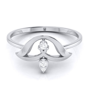 Platinum Diamond Ring for Women JL PT LR 43   Jewelove.US
