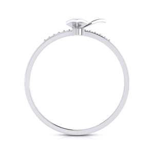 Platinum Diamond Ring for Women JL PT LR 46